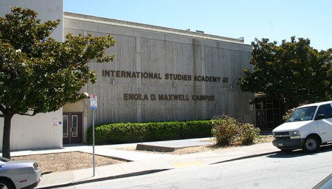 The now-closed International Studies Academy at 655 DeHaro Street. Photo: MICHAEL IACUESSA