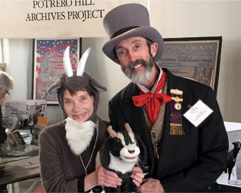 The Potrero Hill Archives Project’s Abby Johnston and Peter Linenthal