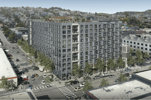 Photo of proposed development at 300 De Haro Street.